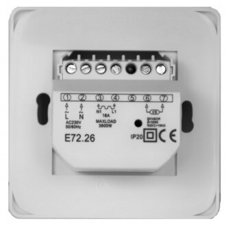 Termostat (panel belakang)