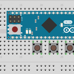 Kunci kombinasi yang tidak biasa di Arduino