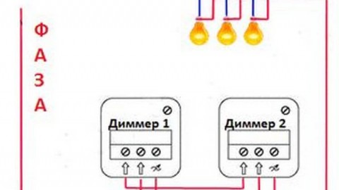 Bagaimana untuk menghubungkan dimmer yang lewat?